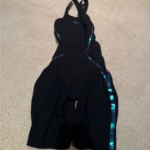 Speedo black race suit